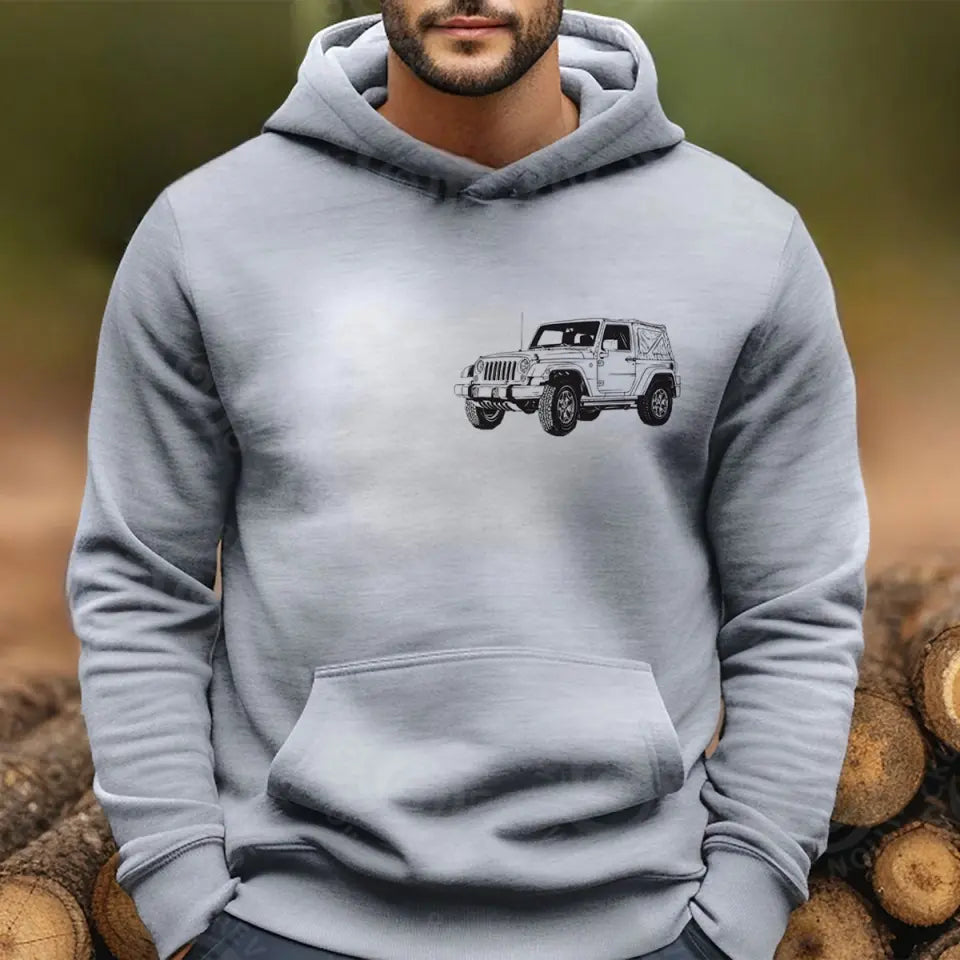 Personalized Upload Your Jeep Photo Hoodie 2D Printed VQ231681