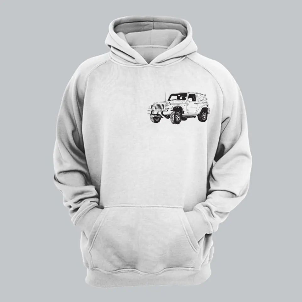 Personalized Upload Your Jeep Photo Hoodie 2D Printed VQ231681