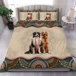 Personalized Upload Your Dog Photo Dog Lovers Gift Bedding Set Printed LVA231701