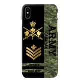 Personalized Canadian Armed Forces Logo Custom Name Phonecase Printed 231721AHVA