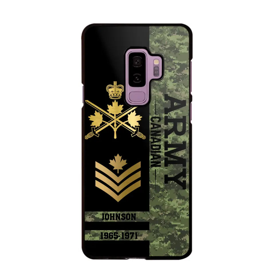 Personalized Canadian Armed Forces Logo Custom Name Phonecase Printed 231721AHVA