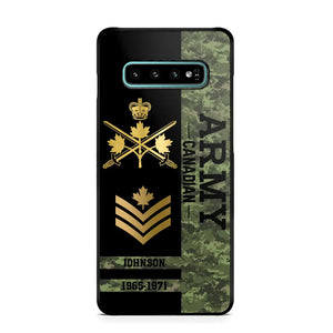 Personalized Canadian Armed Forces Logo Custom Name Phonecase Printed 231721AHVA