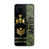 Personalized Canadian Armed Forces Logo Custom Name Phonecase Printed 231721AHVA