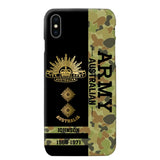 Personalized Australian Armed Forces Logo Custom Name Phonecase Printed 231721AHVA