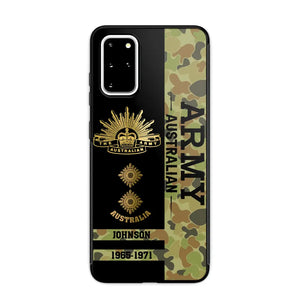 Personalized Australian Armed Forces Logo Custom Name Phonecase Printed 231721AHVA