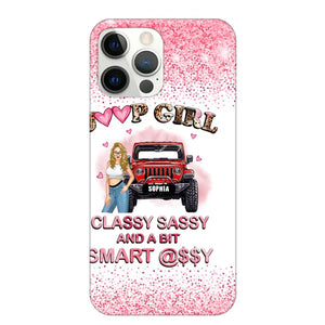 Personalized Jeep Girl Classy Sassy And A Bit Smart Assy Phonecase Printed VQ2492