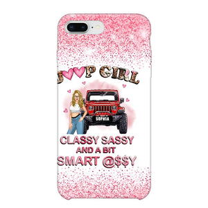 Personalized Jeep Girl Classy Sassy And A Bit Smart Assy Phonecase Printed VQ2492