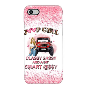 Personalized Jeep Girl Classy Sassy And A Bit Smart Assy Phonecase Printed VQ2492