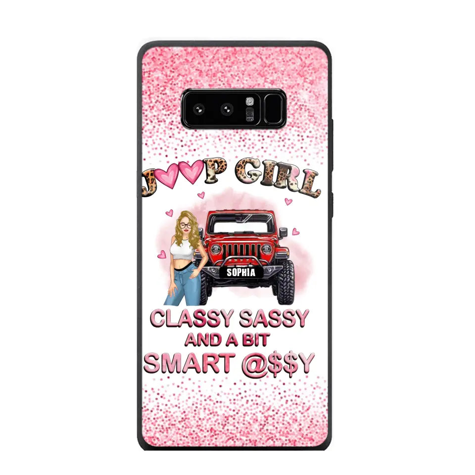 Personalized Jeep Girl Classy Sassy And A Bit Smart Assy Phonecase Printed VQ2492