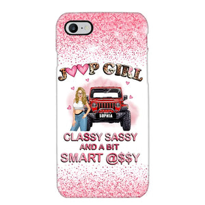 Personalized Jeep Girl Classy Sassy And A Bit Smart Assy Phonecase Printed VQ2492