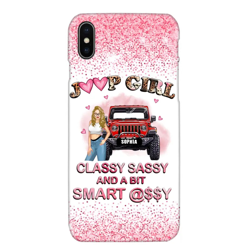 Personalized Jeep Girl Classy Sassy And A Bit Smart Assy Phonecase Printed VQ2492