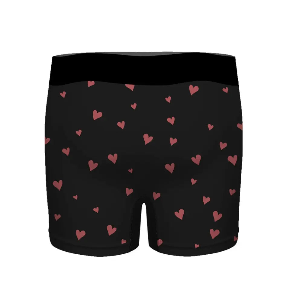 Personalized Upload Your Photo This Belongs To Me  Valentine's Day Gift Men Underwear Printed HN24213