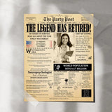 Personalized Upload Your Photo Nurse Gift Retirement Gift Poster Printed LVA24218