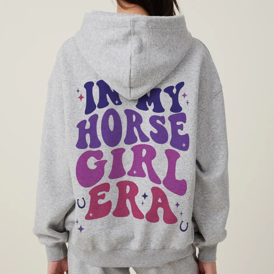 Personalized Upload Your Horse Photo In My Horse Girl Era Hoodie 2D Printed HN24306