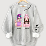 Personalized Bestie Forever Gift for Best Friends  Sweatshirt Printed HN24381