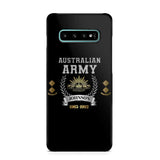 Personalized Australian Army Rank Camo Custom Name & Time Phonecase Printed AHVQ24540