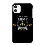 Personalized Canadian Army Rank Camo Custom Name & Time Phonecase Printed AHVQ24540