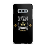 Personalized Canadian Army Rank Camo Custom Name & Time Phonecase Printed AHVQ24540