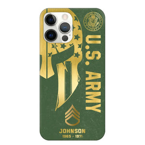 Personalized US Military Retired Phone Case Printed QTKH458