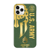 Personalized US Military Retired Phone Case Printed QTKH458