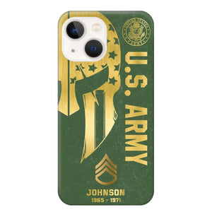 Personalized US Military Retired Phone Case Printed QTKH458