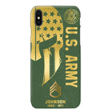 Personalized US Military Retired Phone Case Printed QTKH458