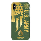 Personalized US Military Retired Phone Case Printed QTKH458