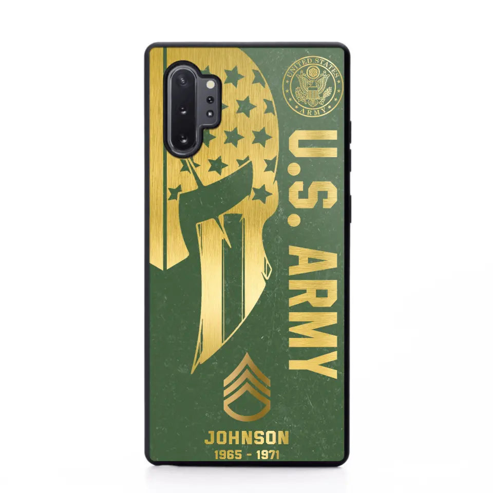 Personalized US Military Retired Phone Case Printed QTKH458