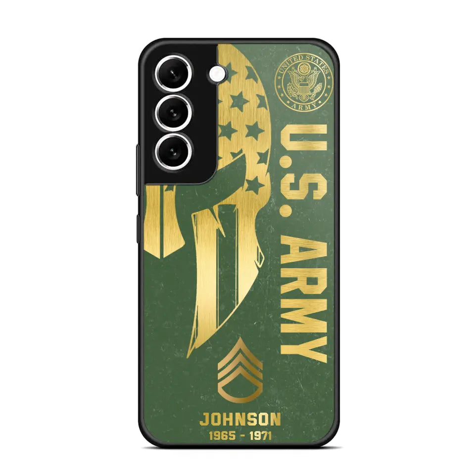 Personalized US Military Retired Phone Case Printed QTKH458