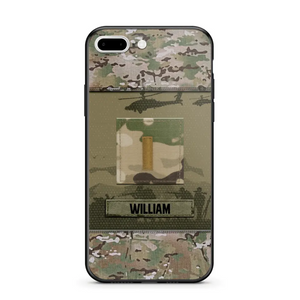 Personalized US Veterans/Soldier Camo Phone Case Printed 22SEP-DT12