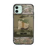 Personalized US Veterans/Soldier Camo Phone Case Printed 22SEP-DT12