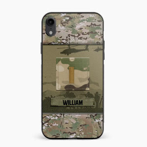 Personalized US Veterans/Soldier Camo Phone Case Printed 22SEP-DT12