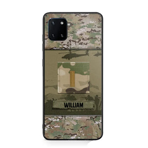 Personalized US Veterans/Soldier Camo Phone Case Printed 22SEP-DT12