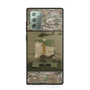 Personalized US Veterans/Soldier Camo Phone Case Printed 22SEP-DT12