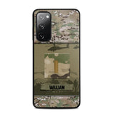 Personalized US Veterans/Soldier Camo Phone Case Printed 22SEP-DT12