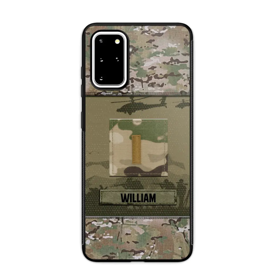 Personalized US Veterans/Soldier Camo Phone Case Printed 22SEP-DT12