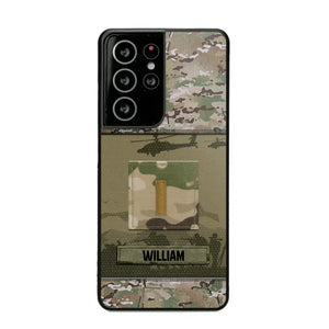 Personalized US Veterans/Soldier Camo Phone Case Printed 22SEP-DT12