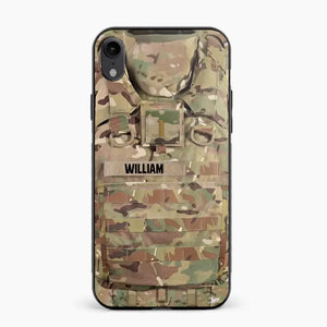 Personalized US Veterans/Soldier Camo Phone Case Printed 22OCT-DT07