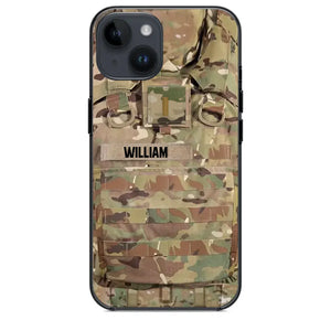 Personalized US Veterans/Soldier Camo Phone Case Printed 22OCT-DT07