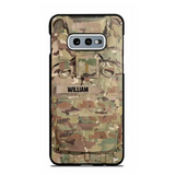 Personalized US Veterans/Soldier Camo Phone Case Printed 22OCT-DT07