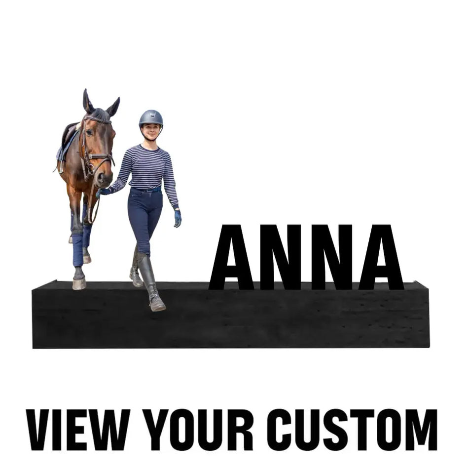 Personalized Upload Your Horse Photo & Custom Name Horse Lovers Gift LED Lamp Night Light Printed VA24849