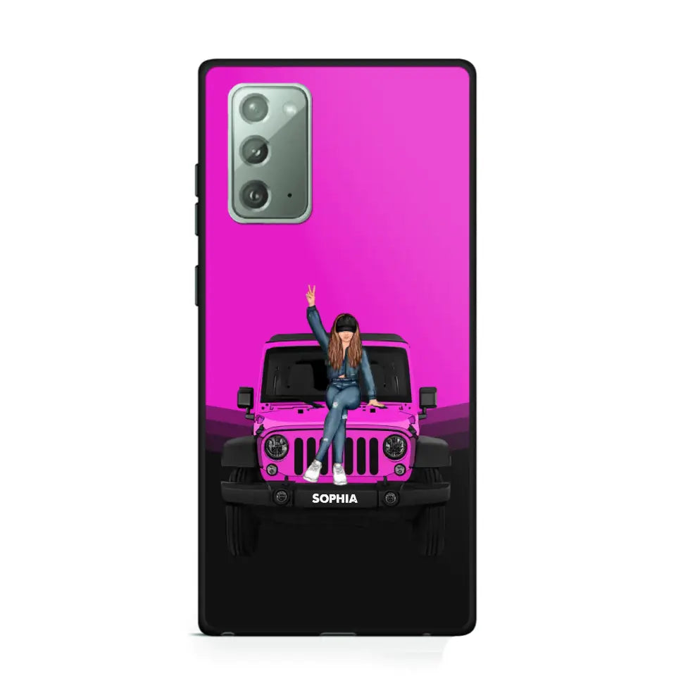 Personalized Jeep Girl Custom Name Phonecase Printed VQ24923