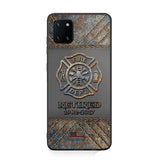 Personalized Retired US Firefighter Custom Service Time Phonecase Printed QTKH241100