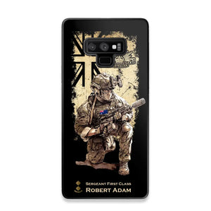 Personalized Australian Veteran Logo Custom Name & Rank Gold Phonecase Printed LVA241528