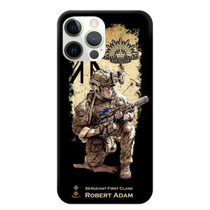 Personalized Australian Veteran Logo Custom Name & Rank Gold Phonecase Printed LVA241528