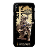 Personalized Australian Veteran Logo Custom Name & Rank Gold Phonecase Printed LVA241528