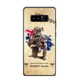 Personalized Australian Veteran Custom Name & Rank Phonecase Printed AHHN241696