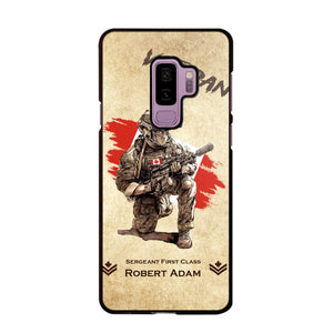 Personalized Canadian Veteran Custom Name & Rank Phonecase Printed AHHN241696