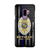 Personalized US Police Badge Retired Police Officer Custom ID Phonecase Printed QTVA241911