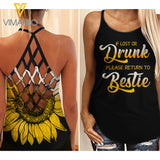 Bestie Criss-Cross Open Back Camisole Tank Top TXSWH1